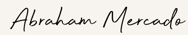Abraham Mercado Signature
